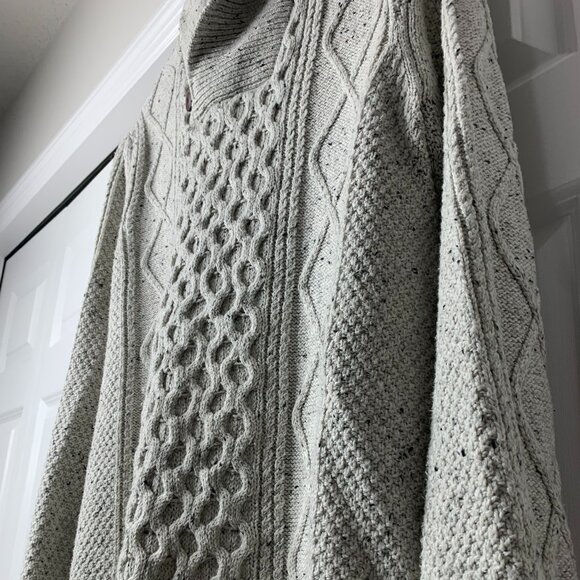 Wind River Heritage Men’s Heavy Cable-Knit Sweater – Medium - Picture 6 of 14